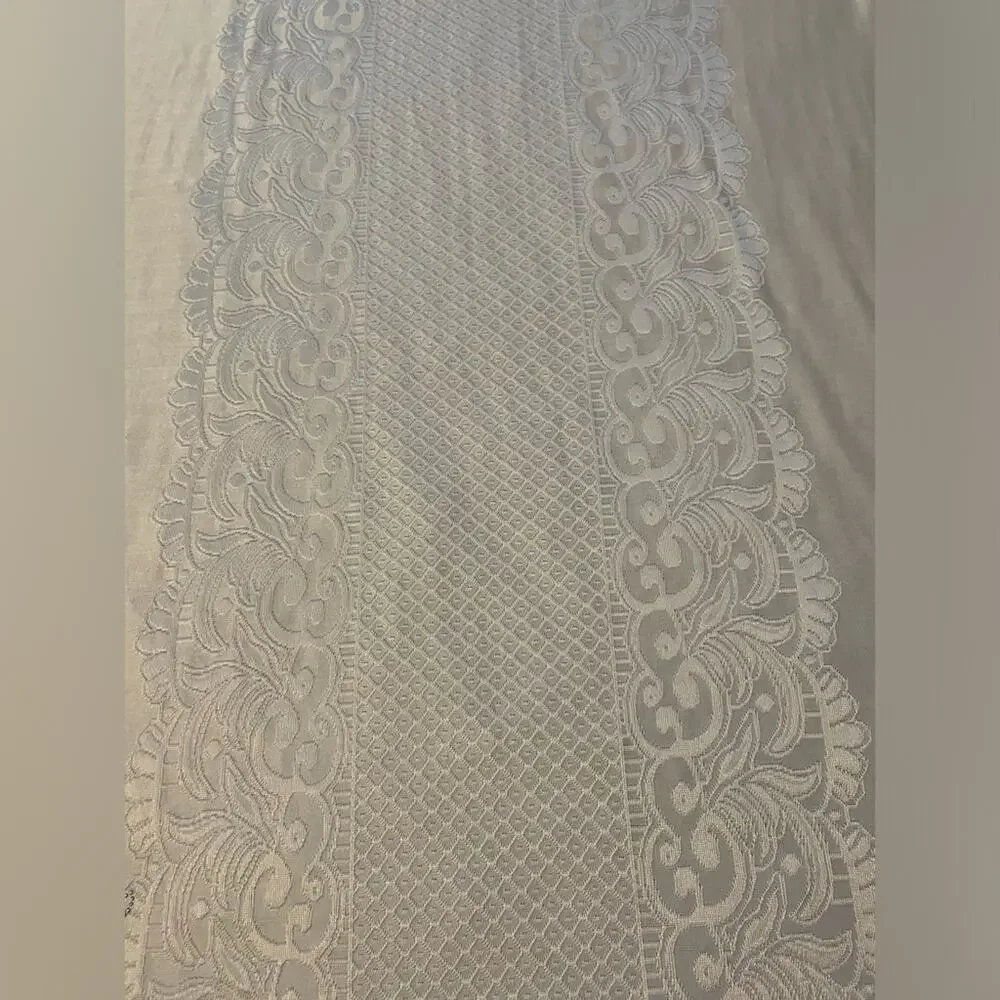 Lace Silky feeling Iridescent Beading along Boarder Eye look detail Mystical